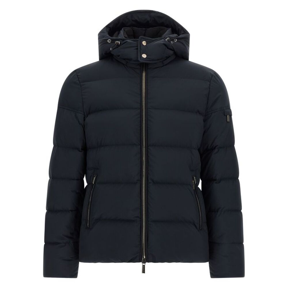 MooRER Blue Wool Men's Bomber